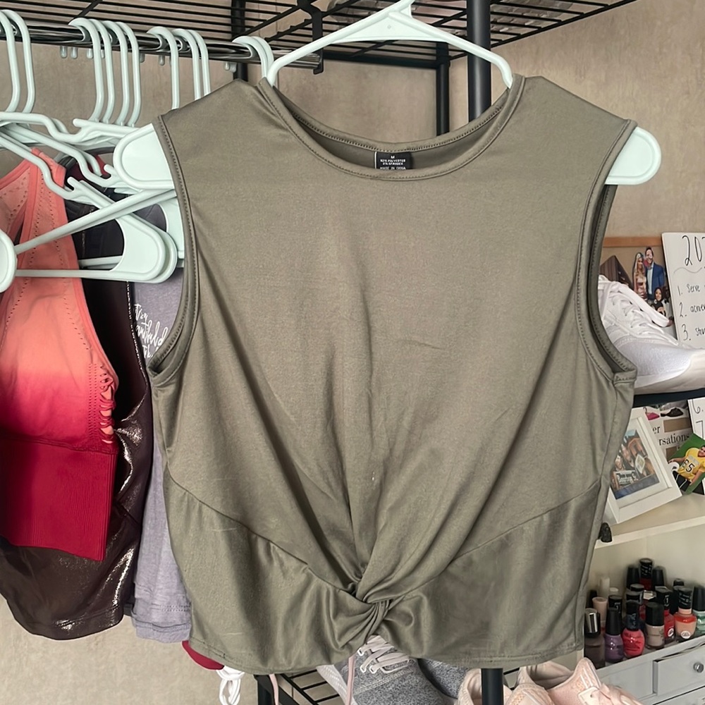 Army Green Top size small